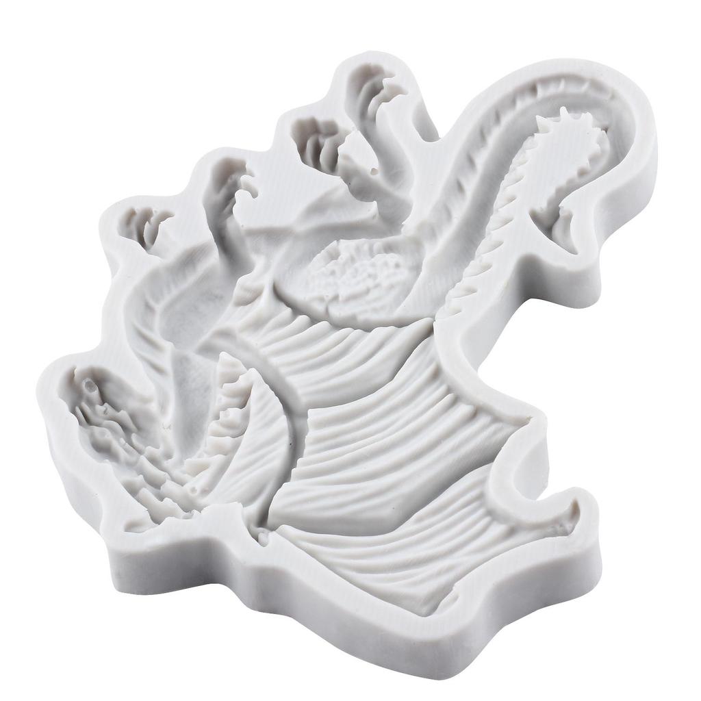 Dragon Silicone Molds Flying Dragon Fondant Mold Cake Decorating Tools Cupcake Topper Candy Chocolate Gumpaste Mold