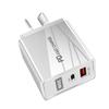 Dual USB Quick Charger - 5V/9V/12V, QC3.0+PD, EU/US Standards