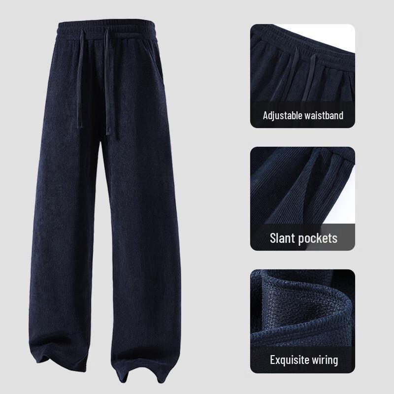 Warrior Men's Spring Casual Wide-Leg Pants