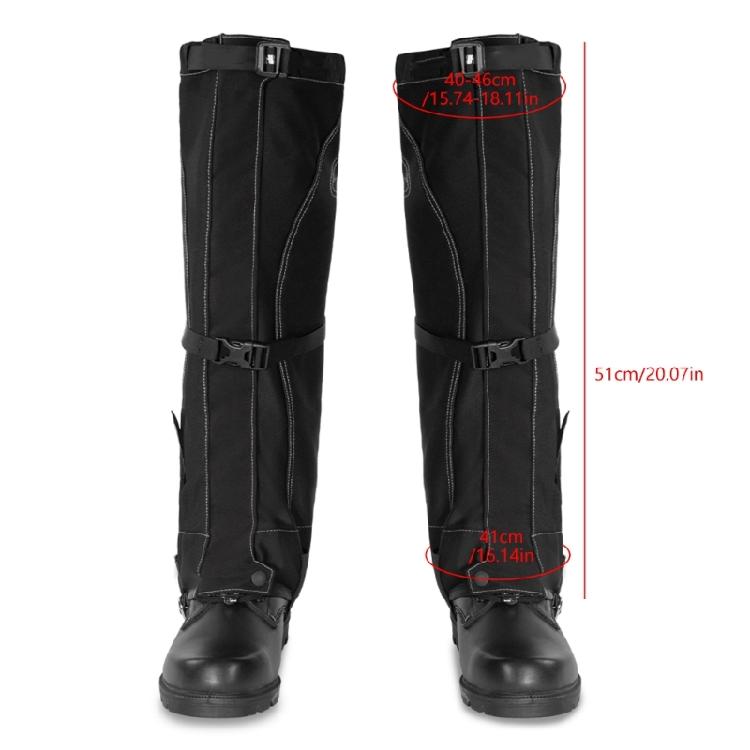 Multipurpose Snake Resistant Leg Guards Adjustable Straps Lightweight Water Resistant Shoe Gaiters For Hiking Farm Work