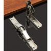 2Pcs 90 Degree Self-Locking Folding Hinge Door/Shelf Hinge Replacement Shelf Bracket Concealed Hinge Space Saving