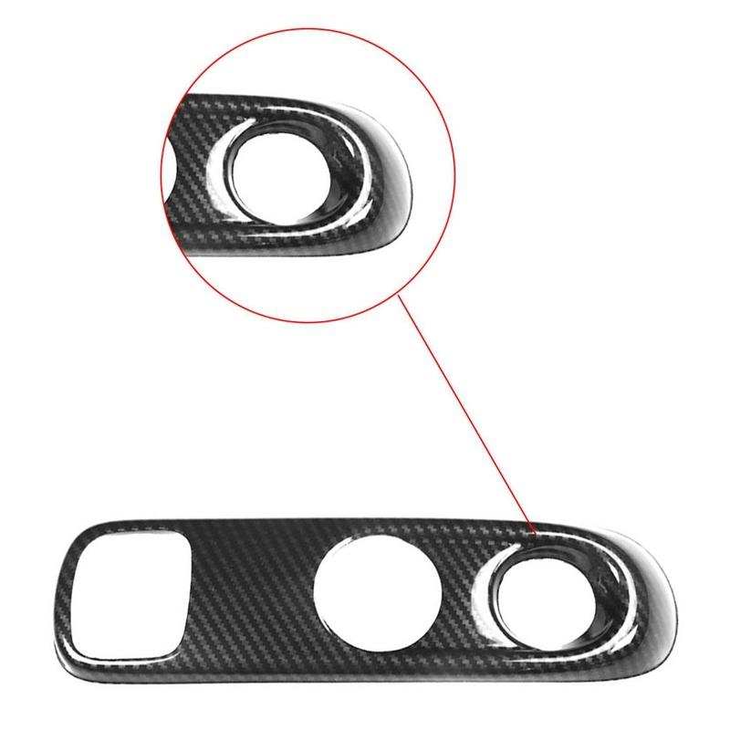 Carbon Fiber Gear Shift Frame Cover Trim for Smart 451 Fortwo