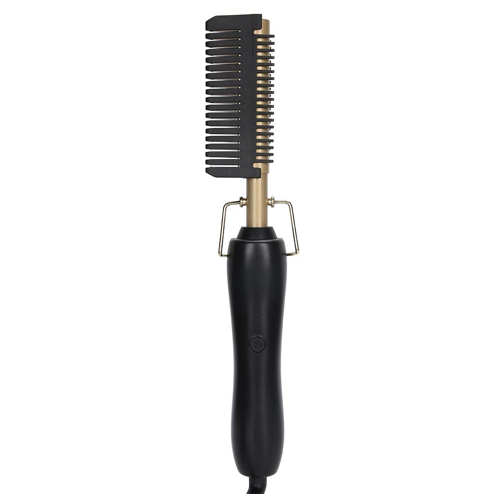 Hair Straightener Comb Wet Dry Dual Use Multi Functional Men Beard Styling Comb