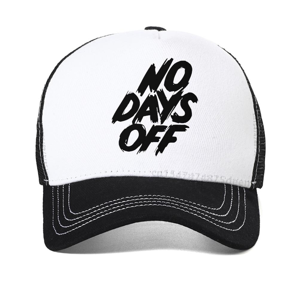 no days off lettet baseball cap Men Women Hip Hop Dad Hat adjustable Trucker Mesh Hats fashion Sunscreen mesh Snapback Caps