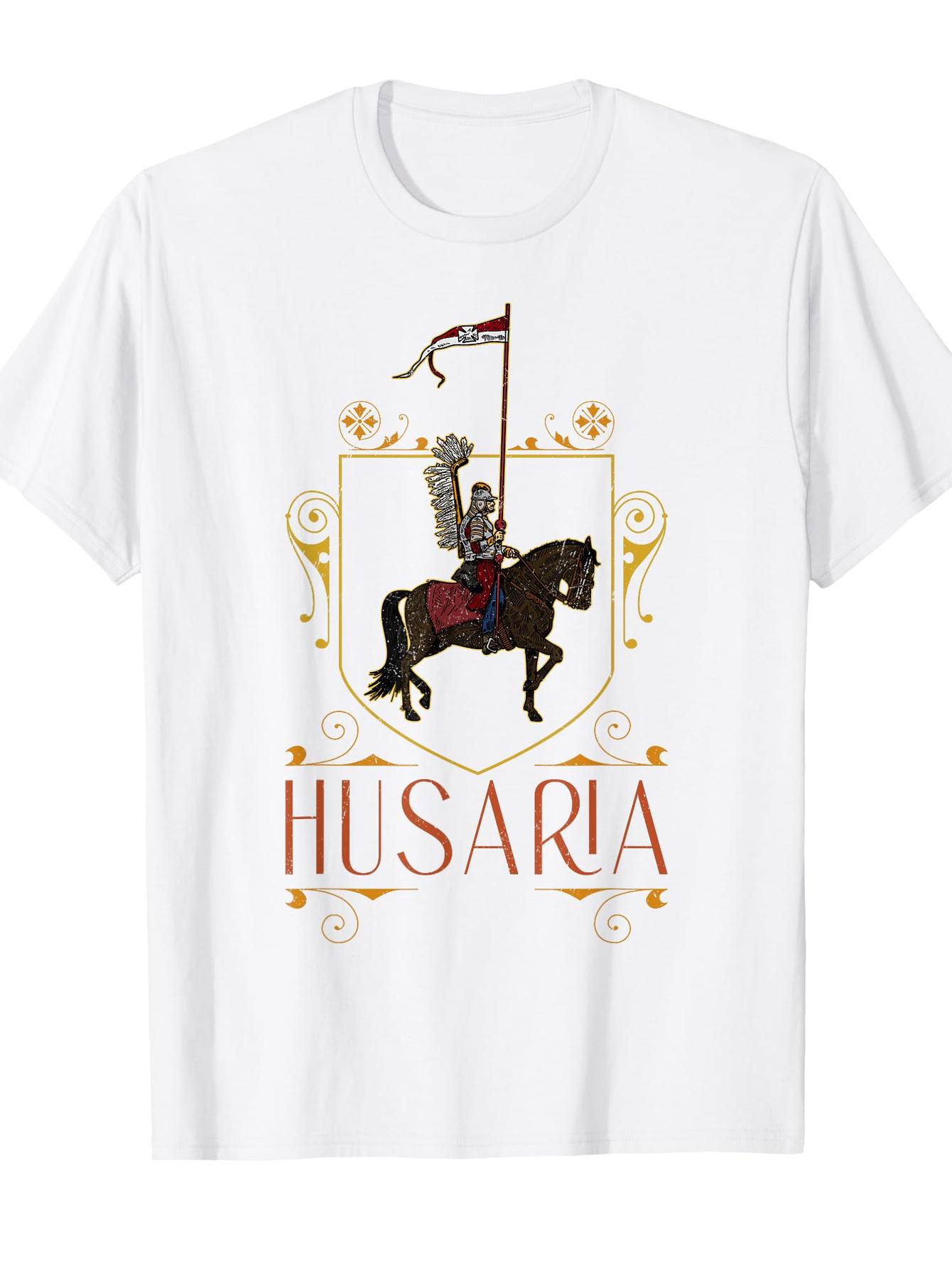 

Polish Hussar Husaria Medieval Helmet Graphic TShirt 100 Cotton ONeck Short Sleeve Summer Casual Mens Tshirt Streetwear S