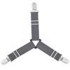 Tri-Head Bed Sheet Fasteners: Anti-Slip Elastic Clips & Fixing Buckles