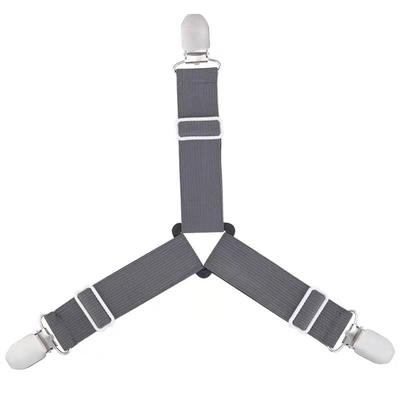 Tri-Head Bed Sheet Fasteners: Anti-Slip Elastic Clips & Fixing Buckles