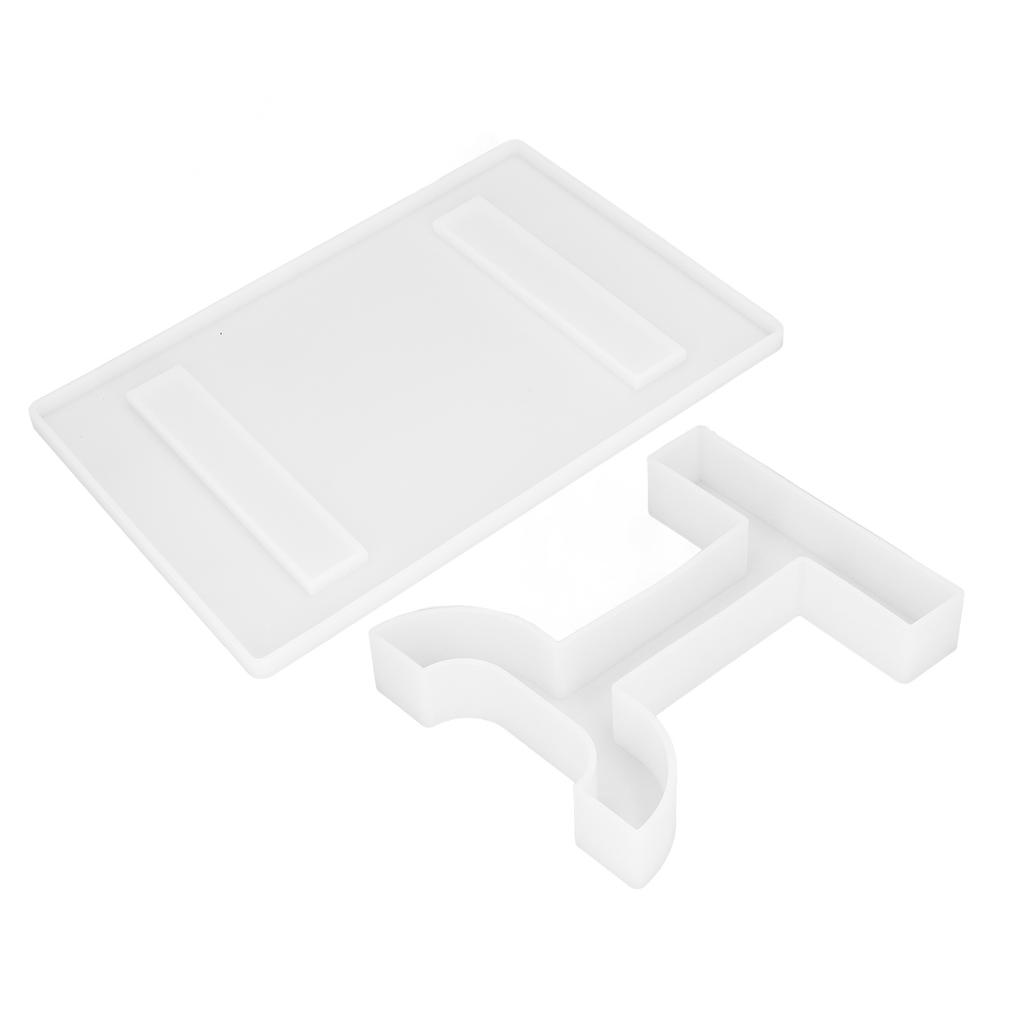 DIY Crystal Epoxy Mold Resin Computer Table Desk Rack Craft Silicone Mold Home Office Decor