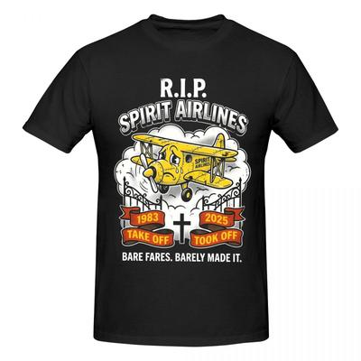 Unisex RIP Spirit Airlines 19832026 Funny Funny T Shirt Vintage Cotton Unisex Clothing