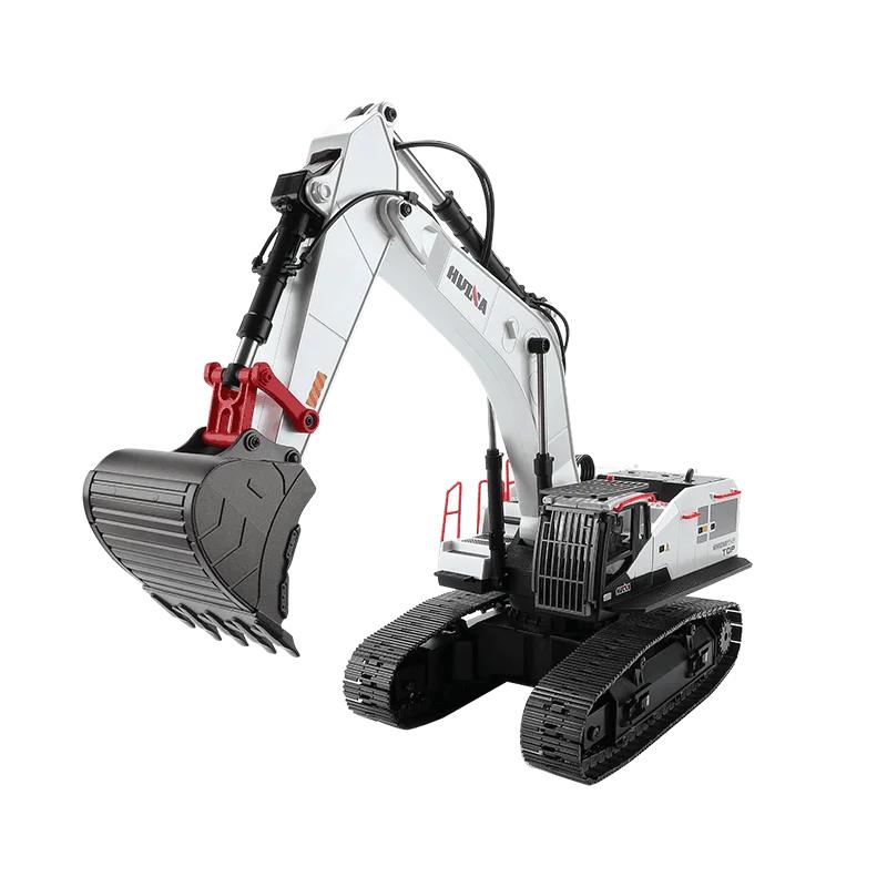 Huina 1594 22 Channels Large Remote Control Excavator 1/14 Electric Heavy Duty RC Excavator for Children Toys Model