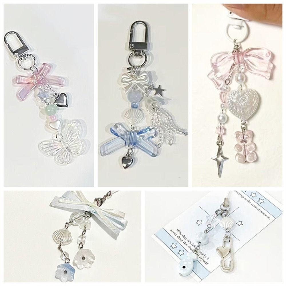 

Knotbow Beaded Phone Lanyard Sparkling Phone Chain Y2K Phone Charms Jewelry Gifts 12