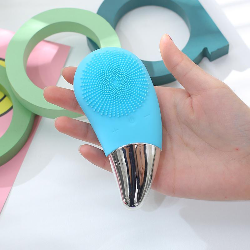 Ultrasonic USB Silicone Facial Cleanser & Massager USB Rechargeable Version