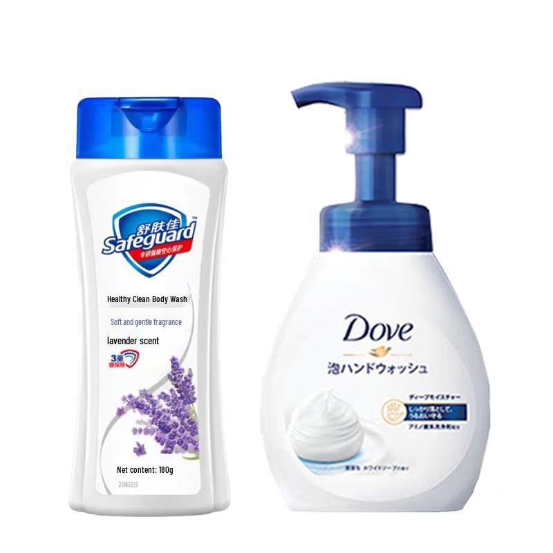 Safeguard & Dove Bath and Hand Wash Set