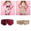 Breiter Taillengürtel Punk Kette für Cowboy Cowgirl Nieten Schnalle Retro Nietenbesetzte Schnalle Taillenkette Sexy Gürtel