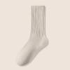 Man' Autumn and Winter Pure Cotton Fleece Vintage Antibacterial Loop Warm Long Socks