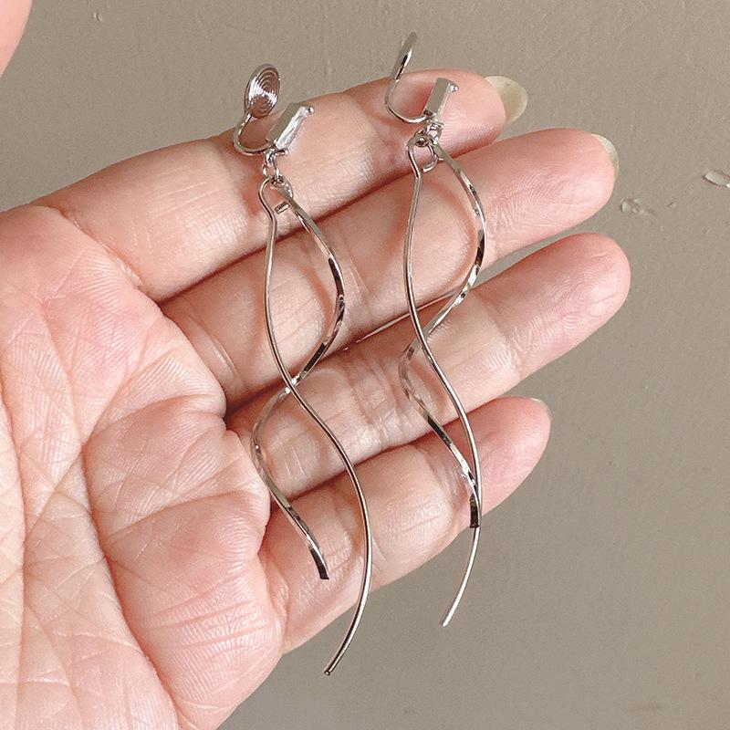 Chic and Unique High-End Mosquito Coil Disc Ear Clips: Sweet, Spicy, Elegant, and Cool Style Earrings