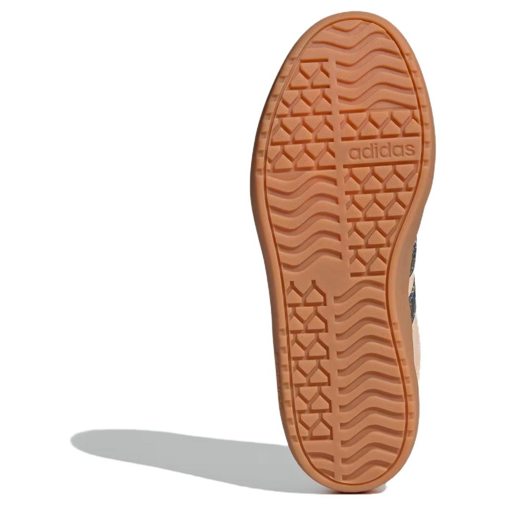 Adidas Vl Court Soft Comfortable Non-Slip Durable Low-Top Skate Shoes Women Sneakers Brown IH7510