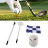 Flagpole Portable 3 Feet   Flag Pole Flag Hole Cup Set 2 Section Design for Indoors Outdoors
