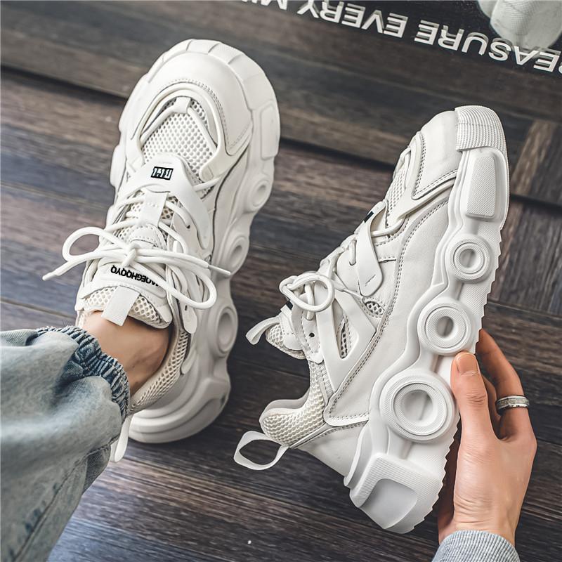 ins shoes heightened sports dad shoes mesh casual running shoes new heightened 39