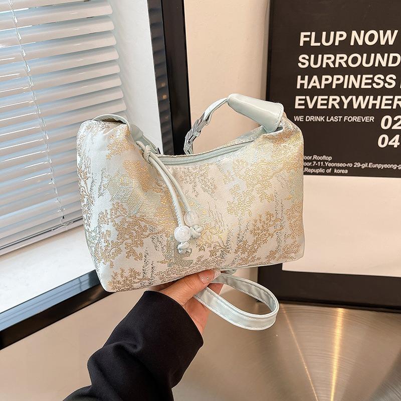 Summer Niche New Chinese Bag Women's New Versatile Messenger Bag National Style Hanfu Embroidered Small Bag