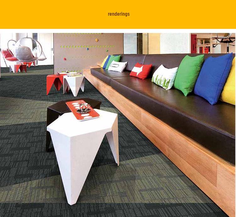 Modular Jacquard Carpet Tiles for Offices, Hotels, Apartments, Airports, Exhibitions, Shops, and Living Rooms