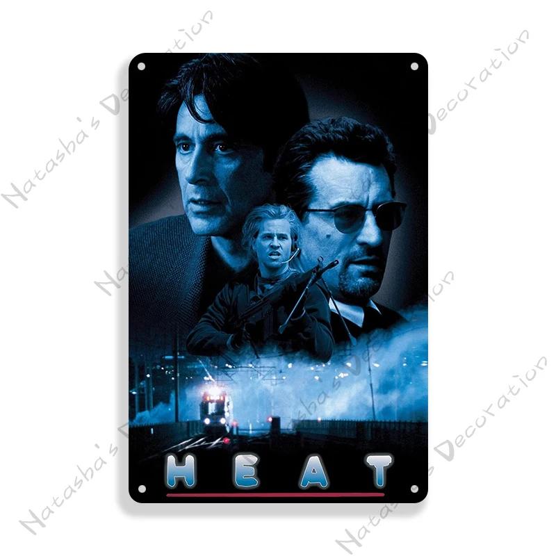 Classic Movie Sign L.A. Confidential Retro Meta Sign Rusty Metal Poster Home Bar Pub Decorative Sign Wall Decoration Wall Decor
