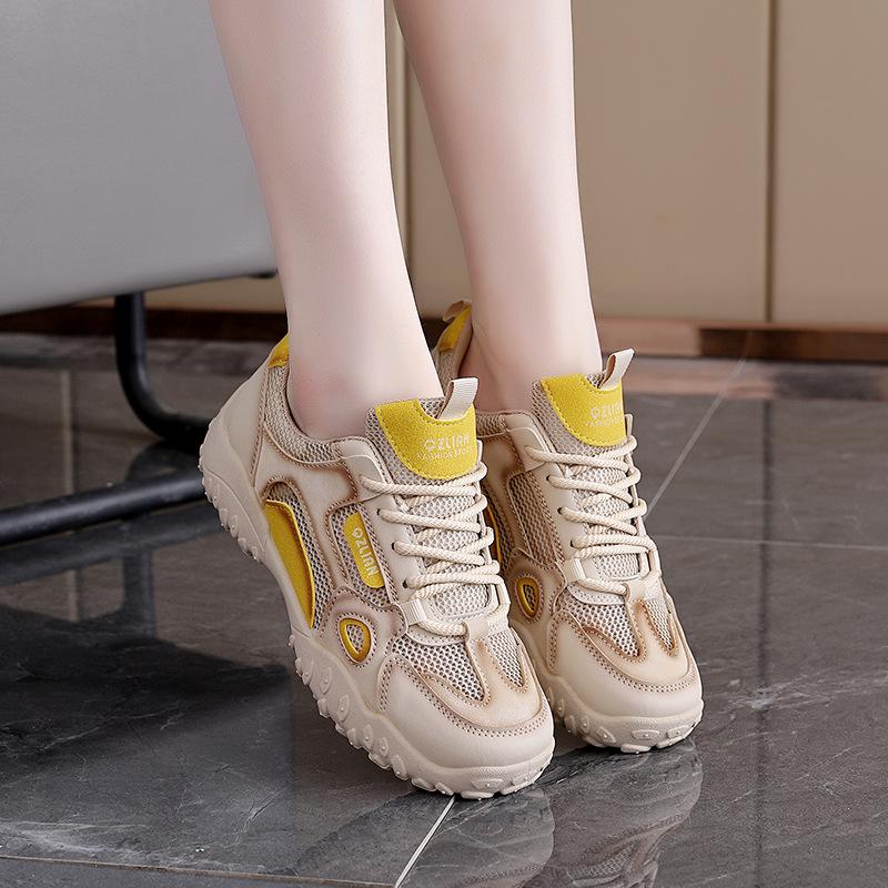 

Customized ins trendy Korean version of the new dad shoes girl 2025 summer student sports mesh breathable L0801-1 35