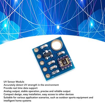 Module Capteur UV GY 8511 ML8511 Sortie Analogique Module Capteur d'Inspection de Lumière Ultraviolette pour Équipement de Sport en Plein Air