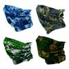 4 Novelty Seamless Bandana Balaclava Face Cover Mask Shield Neck Gaiter Reusable Breathable Dustproof Windproof Unisex Marsh Forest Ocean Digital