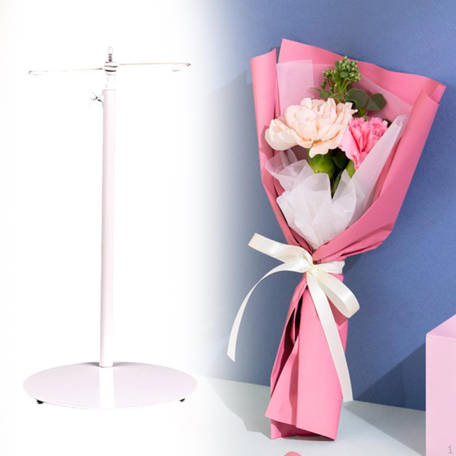 

Подставка для цветов Регулируемая полка для букета Поддержка для приема S White