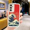 Japanese Wave Kanagawa Surfing Soft Phone Case for Samsung Galaxy S26 Ultra S25 Edge S24 S23 S22 Plus S21 S20 FE 5G Shell Silico