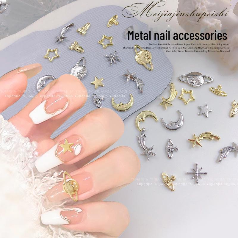 Alloy Nail Art: Stars, Moon, Planets & More