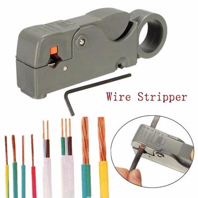 Double Blades Fully Adjustable Automatic Wire Stripper Cutter Cable Stripping Tool