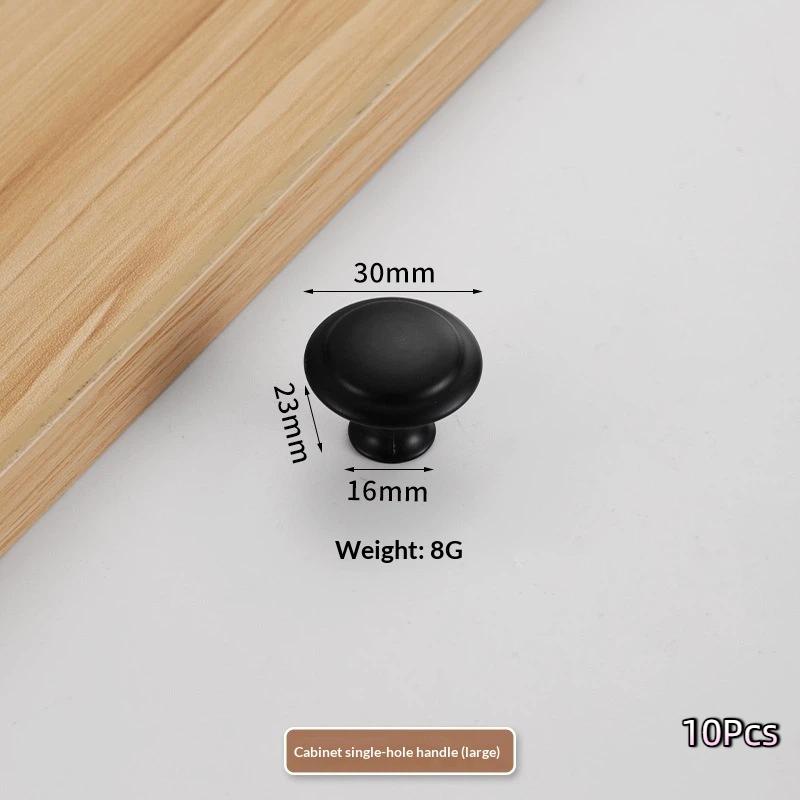 Stainless Cabinet Door Knobs Single Hole Handle Dresser Pull Handles 23Mm-30Mm With Screw Drawer Knobs Hardware Accessory