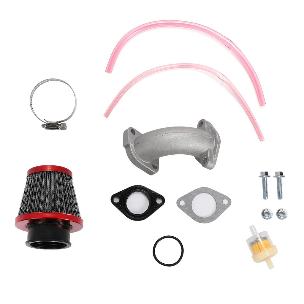 Carburetor and Air Filter Set VM22 26mm Diameter for and Dax Monkey, Gorilla, Cub, Chari, 125cc-140cc (Red)