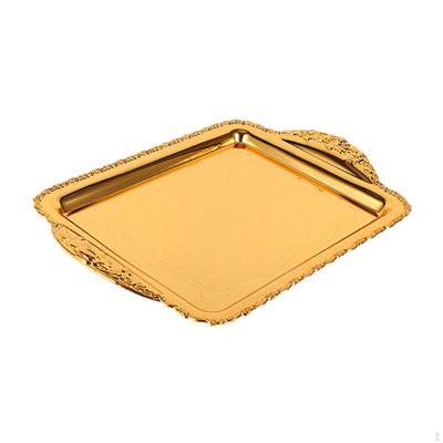 Bandeja de Frutas Decorativa Plato de Postre Resistente a los Arañazos Desgaste Rectángulo Fuente para Servir
