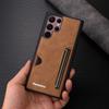 Retro Card Leather Case for Samsung Galaxy S26 S25 S24 Ultra S23 FE Plus A16 A15 A17 A37 A57 A35 A14 A36 A56 A34 A54 A13 A33 A53