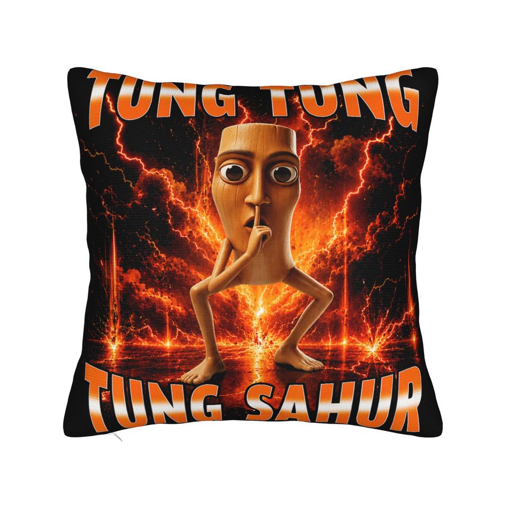 Pillow Cover USA 250 Anniversary Tung Sahur John Pork AI Baby 4th July Funny Pillow Case For Sofa Home Decoration Pillowcases
