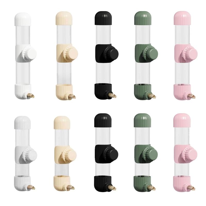 Cage Water Bottles Automatic Feeder Top Fill No Drip Drinking Device for Parrots