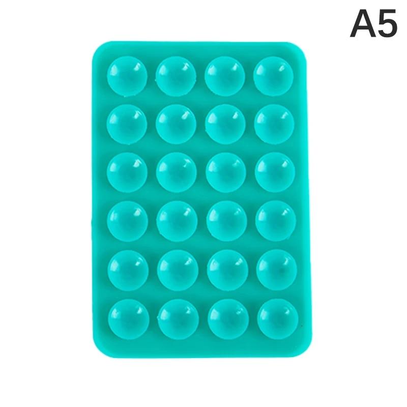 Double Side Silicone Suction Pad For Mobile Phone Fixture Suction Cup Backed Adhesive Silicone Rubber Sucker Pad For Fixing