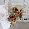 Sunflower Teddy Dried Flower Bouquet - Yunnan Natural Air-Dried Arrangement for Living Room Decor