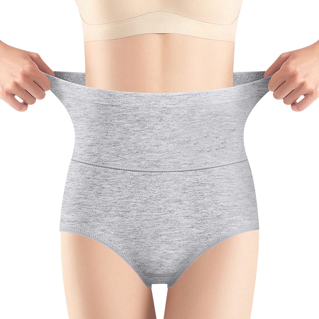 Damen Hohe Taille Bauchkontrolle und Po-Hebende Tanga-Slips