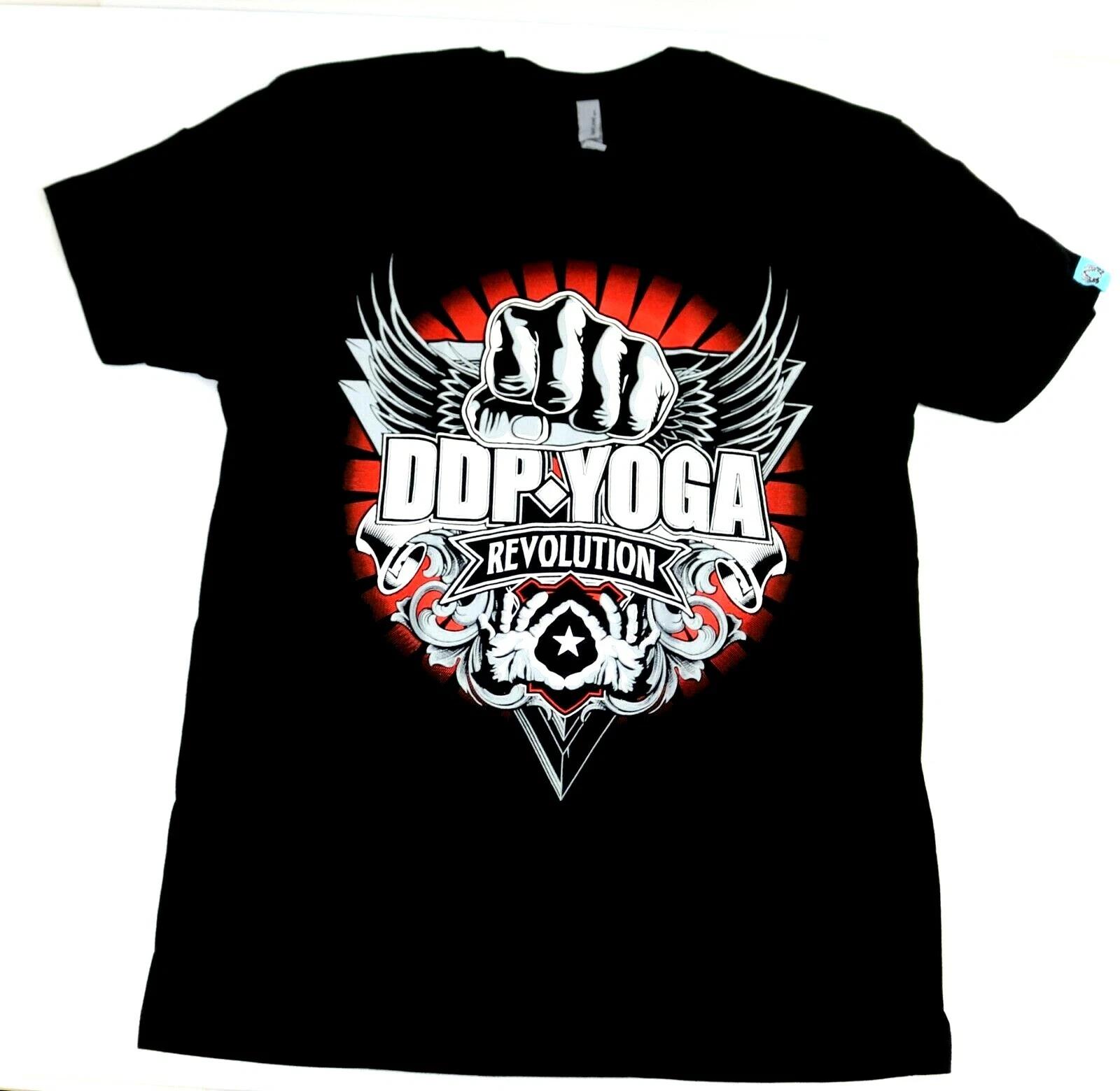

DDPY YOGA REVOLUTION Black T-Shirt SMALL (S) DIAMOND DALLAS PAGE WCW WWE WWF XL