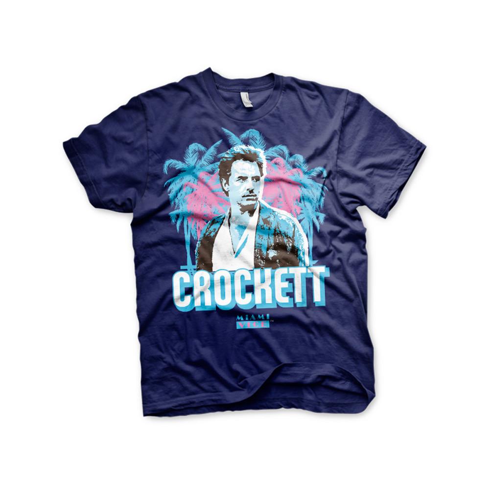 Officially Licensed Miami Vice Crockett Palms Men S T-Shirt S-XXL Sizes XL