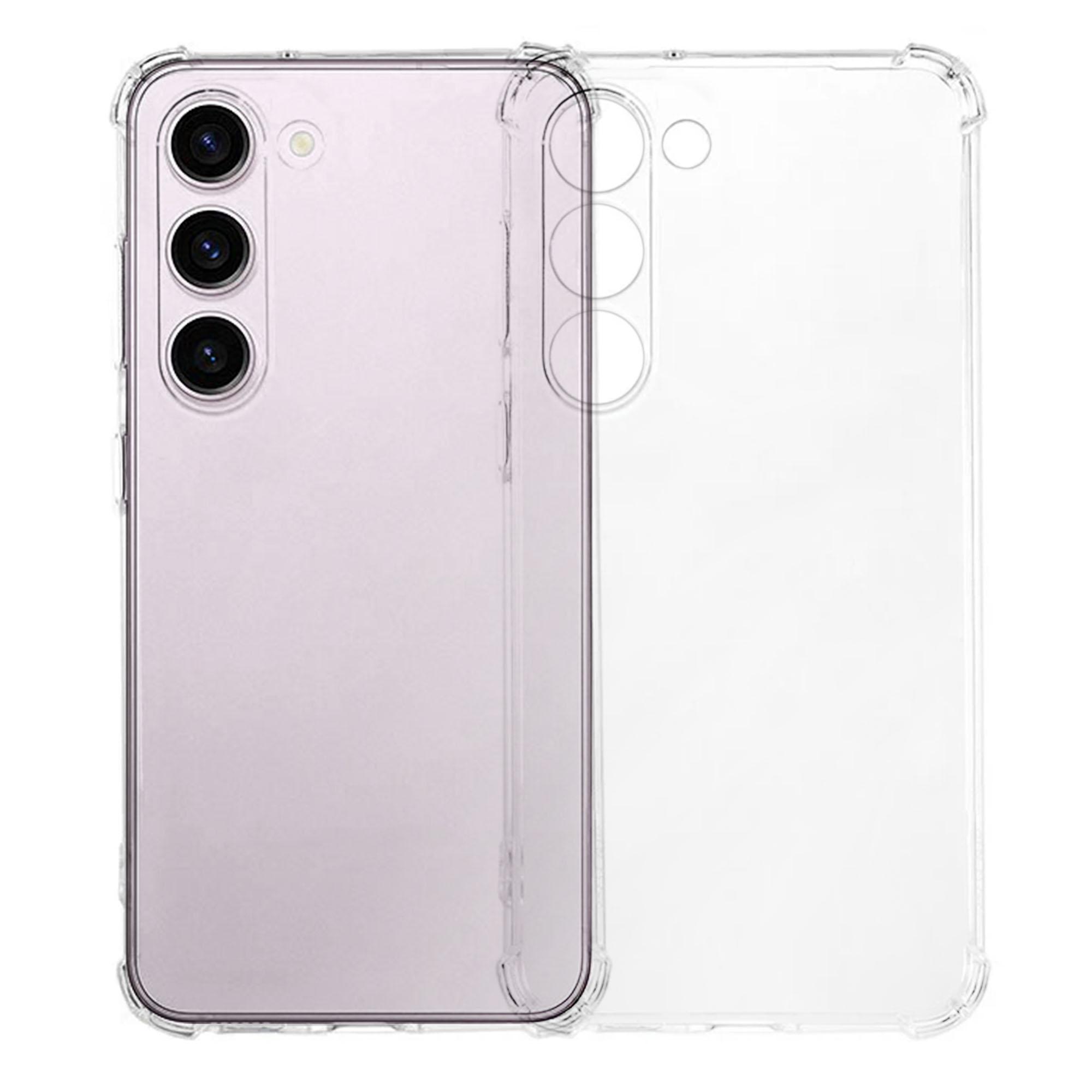 KALEBOL For Samsung Galaxy S23+ Case 1.5mm TPU Transparent Anti-Drop Phone Cover A