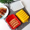 Silicone Sausage Maker Mold DIY Silicone Handmade Hamburger Hot Dog Mold Reusable Kitchen Accessories Gadget for Cake Baking Pie