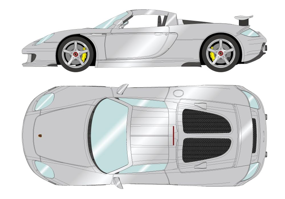 

Макияж EIDOLON COLLECTION Porsche Carrera GT 2004 Rear Wing Up GT Silver Готовый продукт 1/43