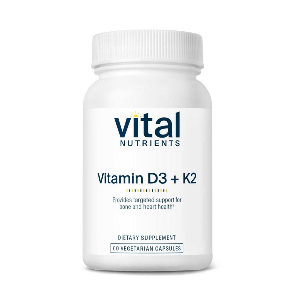 Vital Nutrients K2-7 + D3 Bone Vegetarian Capsules 1 pcs 60 Tablets