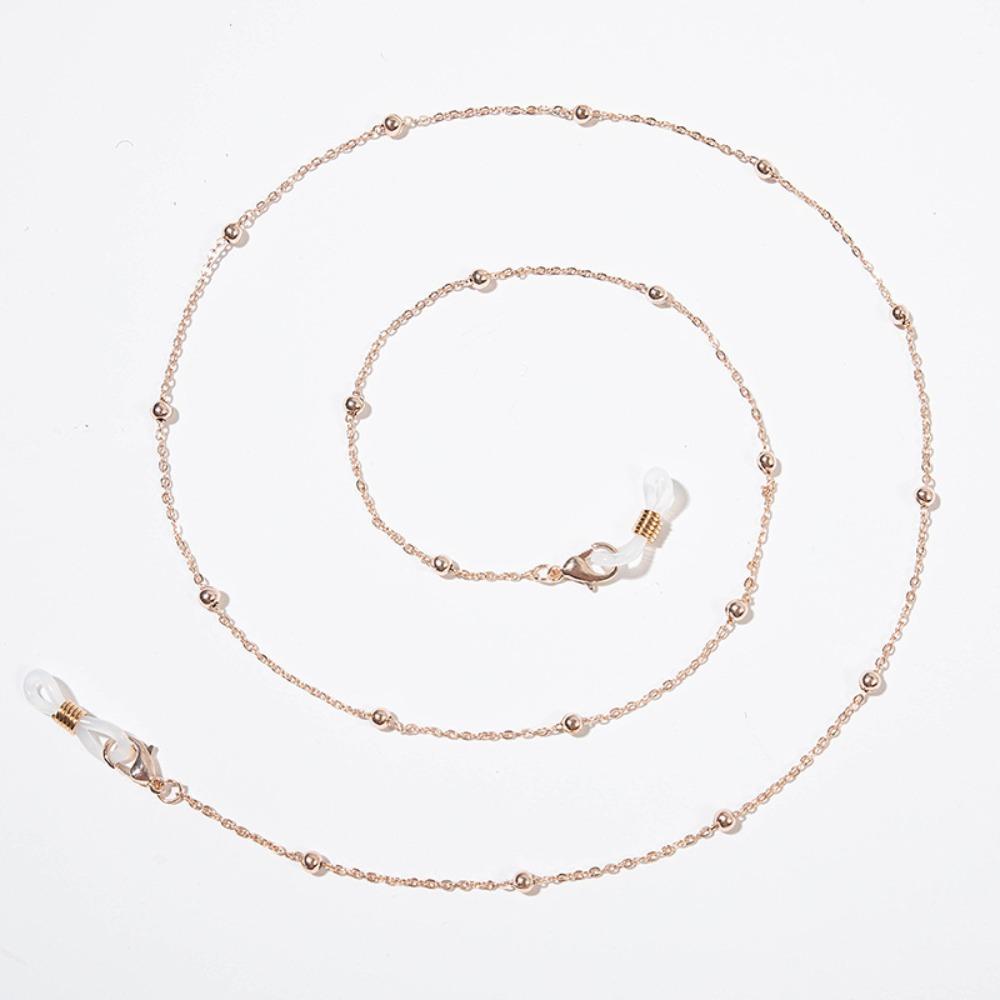 Fashion Pearl Glasses Chain Metal Anti-loss Sunglasses Lanyard Multi-purpose Neck Strap Cords For Women Glasses