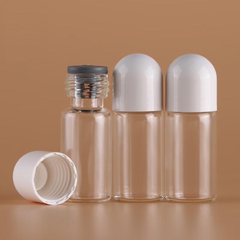 

GOWKE 3ml Transparent Screw-Top Glass Serum Dispensing Bottles (100-pack)